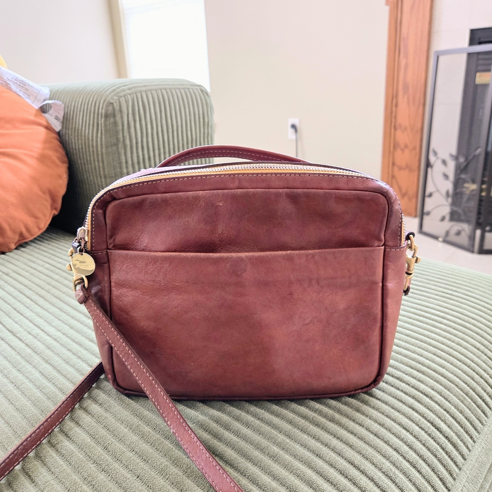 SOLD - Clare V. Mirabel Bag In Miel Rustic